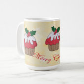 Weihnachtsmuffin  serviette kaffeetasse (Vorderseite Links)
