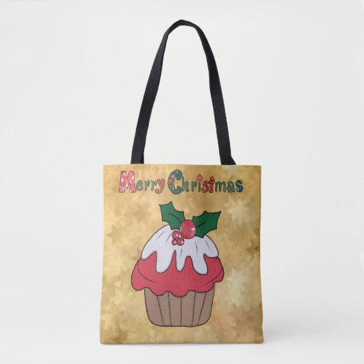Weihnachtsmuffin Tasche (Vorderseite)