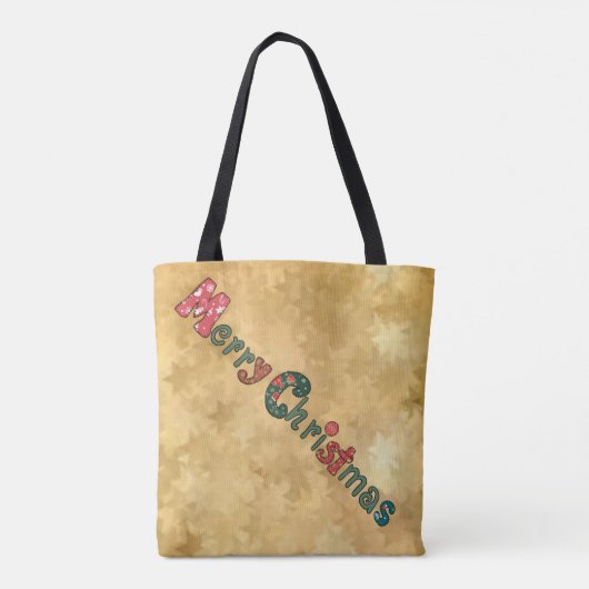 Weihnachtsmuffin Tasche (Rückseite)