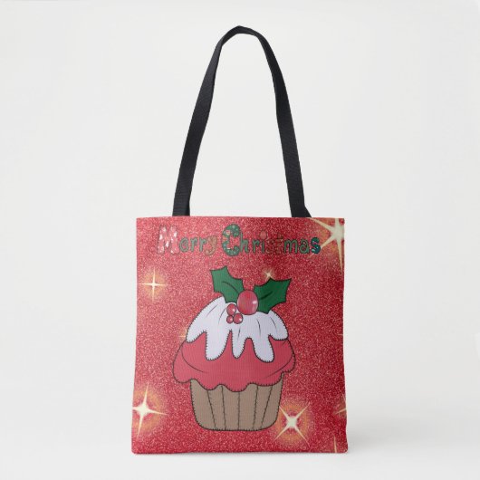 Weihnachtsmuffin Tasche (Vorderseite)