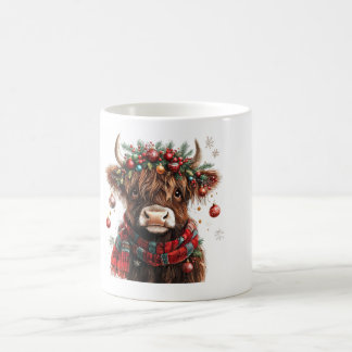 Weihnachtsmug Highland Cow Kuscheliger Feiertags-R Kaffeetasse