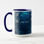 Weihnachtsmug mit Schneeflocken Tasse (Links)