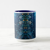 Weihnachtsmug mit Schneeflocken Tasse (Zentrum)