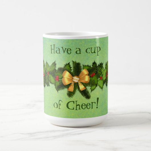 Weihnachtsmug Retro-Stil Kaffeetasse (Mittel)