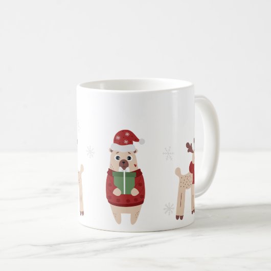 Weihnachtsmugge für Kinder Kaffeetasse (VorderseiteRechts)