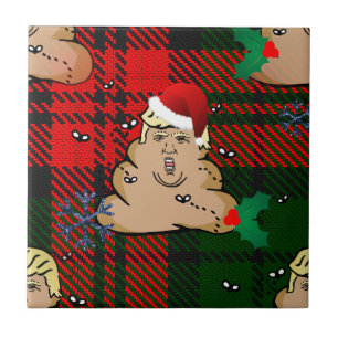 Weihnachtsmüll Trump Fliese
