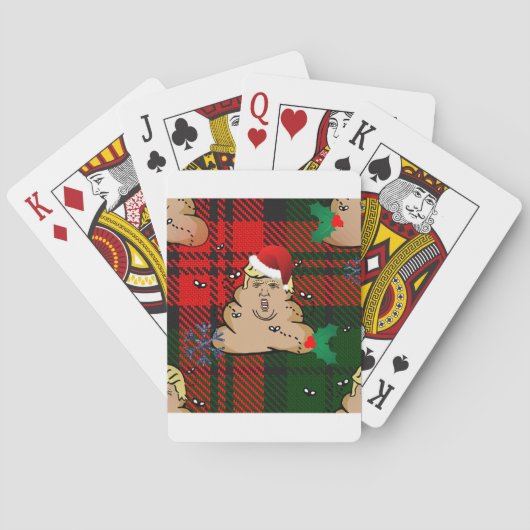 Weihnachtsmüll Trump Spielkarten (Rückseite)