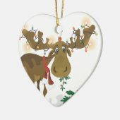 Weihnachtsmuschel Keramik Ornament (Links)