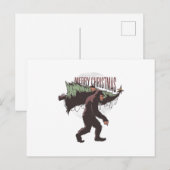 Weihnachtsmuschel Postkarte (Vorne/Hinten)