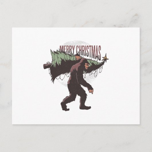 Weihnachtsmuschel Postkarte (Vorderseite)