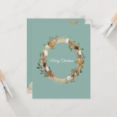 Weihnachtsmuscheln Starfish Sand Dollars Tropical Karte (Vorderseite/Rückseite Beispiel)