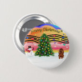 Weihnachtsmusik 2 - Cavalier (Ruby) Button (Vorne & Hinten)