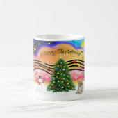 Weihnachtsmusik 2 - Cocker (Buff) Kaffeetasse (Mittel)