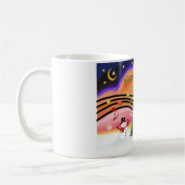 Weihnachtsmusik 2 - Cocker (Buff) Kaffeetasse (Links)