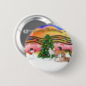 Weihnachtsmusik 2 - Windhunde (vier) Button (Vorne & Hinten)