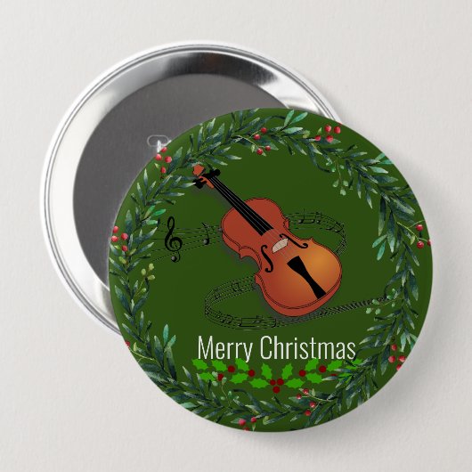 Weihnachtsmusik Button (Vorne & Hinten)