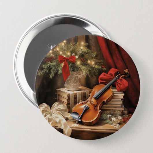 Weihnachtsmusik Button (Vorne & Hinten)