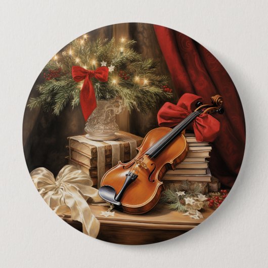Weihnachtsmusik Button (Vorderseite)