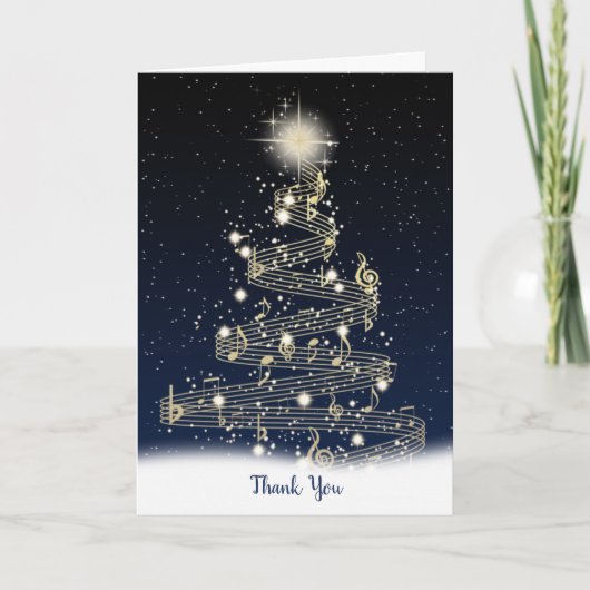 Weihnachtsmusik danke (Vorderseite)