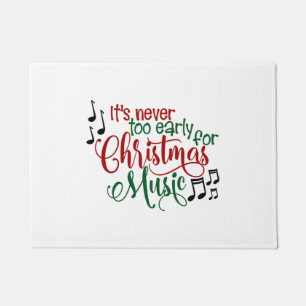 Weihnachtsmusik Fußmatte