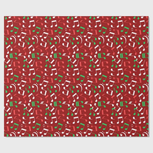Weihnachtsmusik Geschenkpapier (Flach)