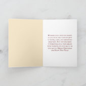 Weihnachtsmusik Grand Piano Grüne Feiertagskarte (Innenseite)