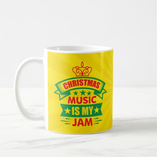 Weihnachtsmusik ist My Jam-86254 Kaffeetasse (Links)