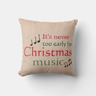 Weihnachtsmusik Kissen