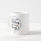 Weihnachtsmusik Liebhaber Weihnachtsgeschenke Tass Kaffeetasse (Vorderseite Links)