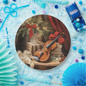 Weihnachtsmusik Pappteller (Party)