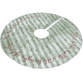 Weihnachtsmusik Polyester Weihnachtsbaumdecke (Schrägansicht)