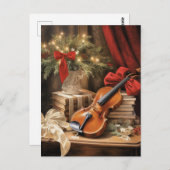 Weihnachtsmusik Postkarte (Vorne/Hinten)