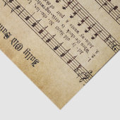 Weihnachtsmusik Seidenpapier (Detail)