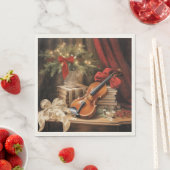 Weihnachtsmusik Serviette (Beispiel)