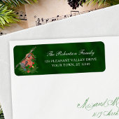 Weihnachtsmusik Violin Green Return Label