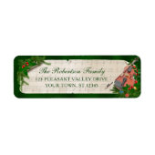 Weihnachtsmusik Violine Rücksendeadresse (Vorne)
