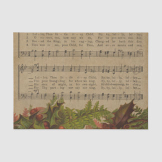 Weihnachtsmusik von Vintage Seidenpapier