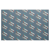 Weihnachtsmusikband Stoff (Fat Quarter (45,7 x 55,9 cm))