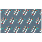 Weihnachtsmusikband Tischdecke (Vorderseite (Horizontal))