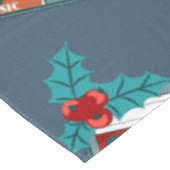 Weihnachtsmusikband Tischdecke (Schrägansicht)
