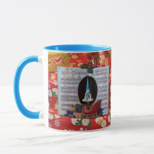 Weihnachtsmusikbuch Tasse (Cup) (Links)
