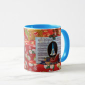 Weihnachtsmusikbuch Tasse (Cup) (VorderseiteRechts)