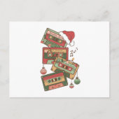 Weihnachtsmusikkkassette Postkarte (Vorderseite)