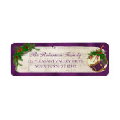 Weihnachtsmusiktrommel Rücksendeadresse (Vorne)