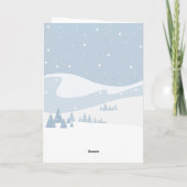 Weihnachtsmusikwunder Feiertagskarte (Rückseite)