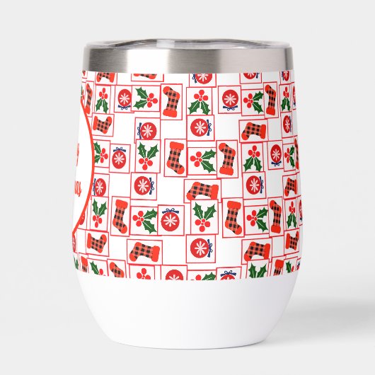 Weihnachtsmuster (Rückseite)