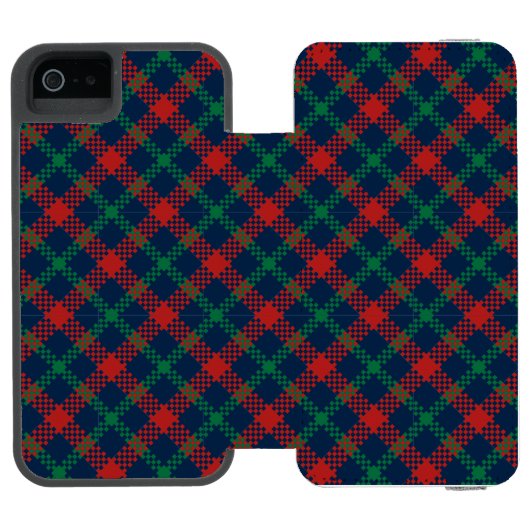 Weihnachtsmuster 104 incipio iPhone Geldbeutel-Hülle (Folio Geöffnet)