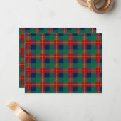 Weihnachtsmuster 105 mitteilungskarte (Vorderseite/Rückseite Beispiel)