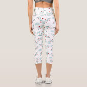 Weihnachtsmuster 112 capri leggings (Rückseite)