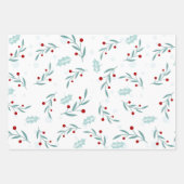 Weihnachtsmuster 112 geschenkpapier set (Vorderseite)